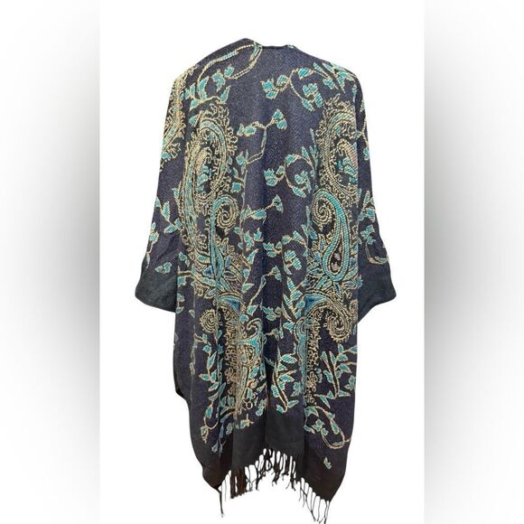 SOFT SURROUNDINGS Paisley Wrap Shawl - Picture 3 of 4